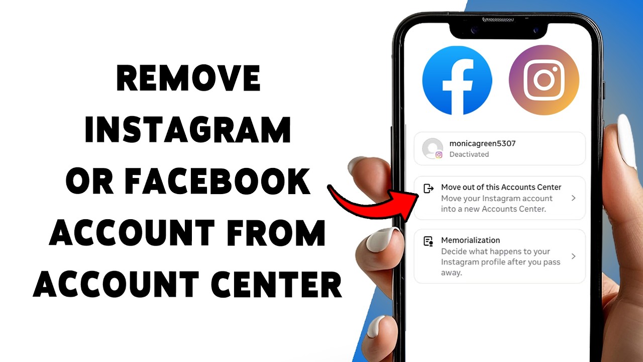 Как удалить аккаунт Instagram или Facebook из Центра аккаунтов | Отвязать аккаунты Meta 2026