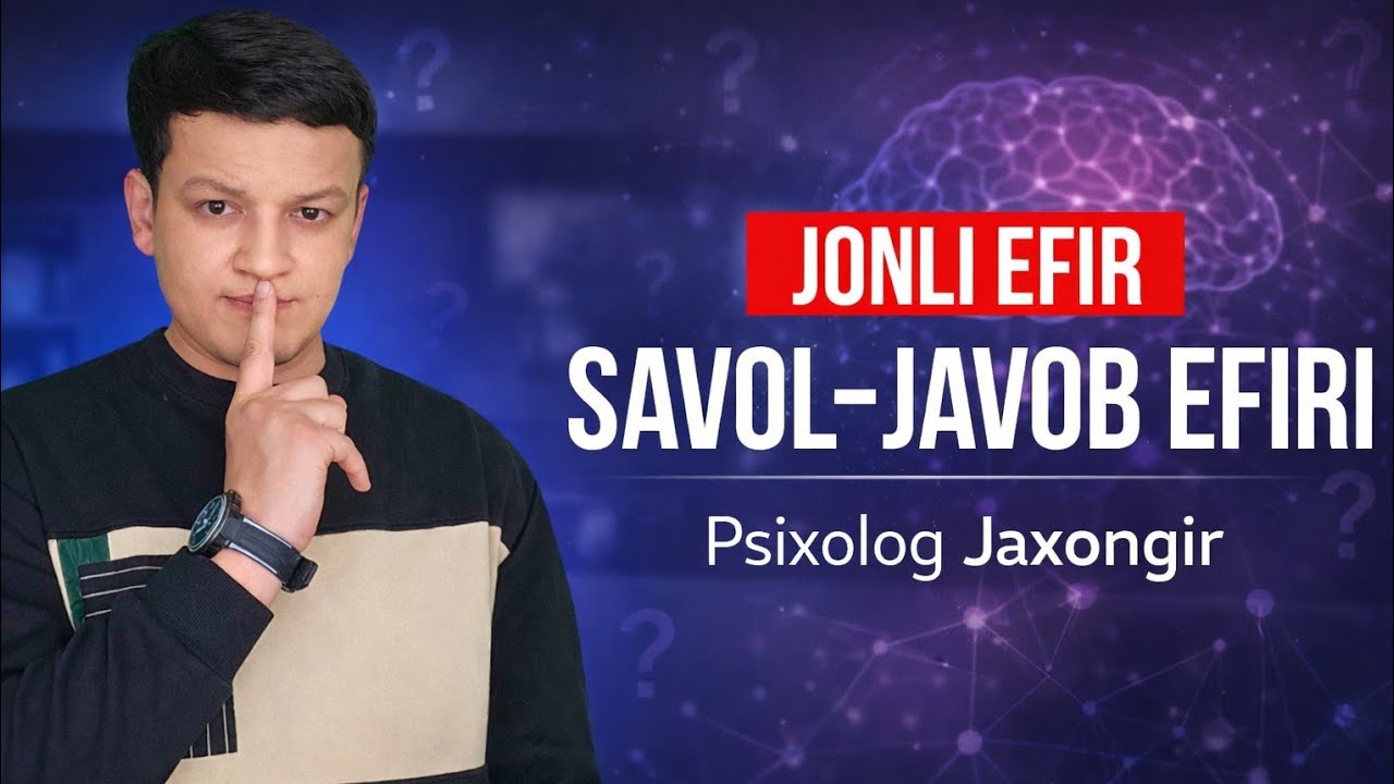 PSIXOLOG JAXONGIR в прямом эфире!