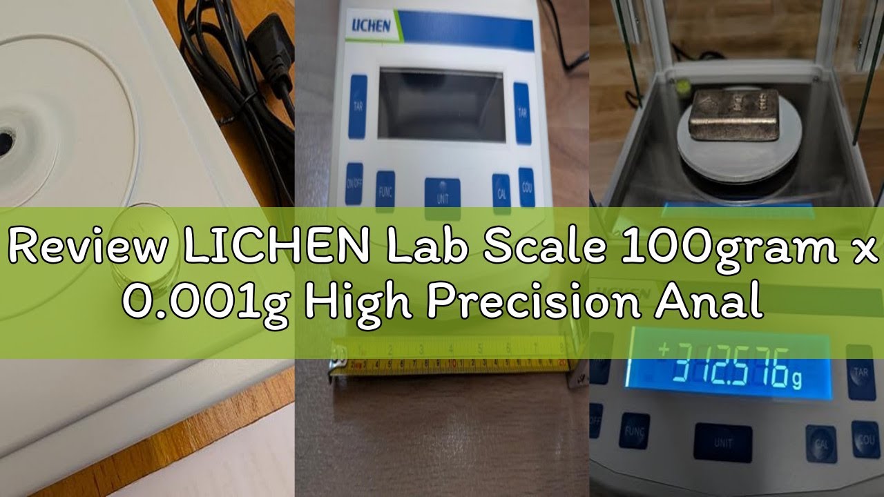 Review LICHEN Lab Scale 100gram x 0.001g High Precision Analytical Balance with Windshield Digital D