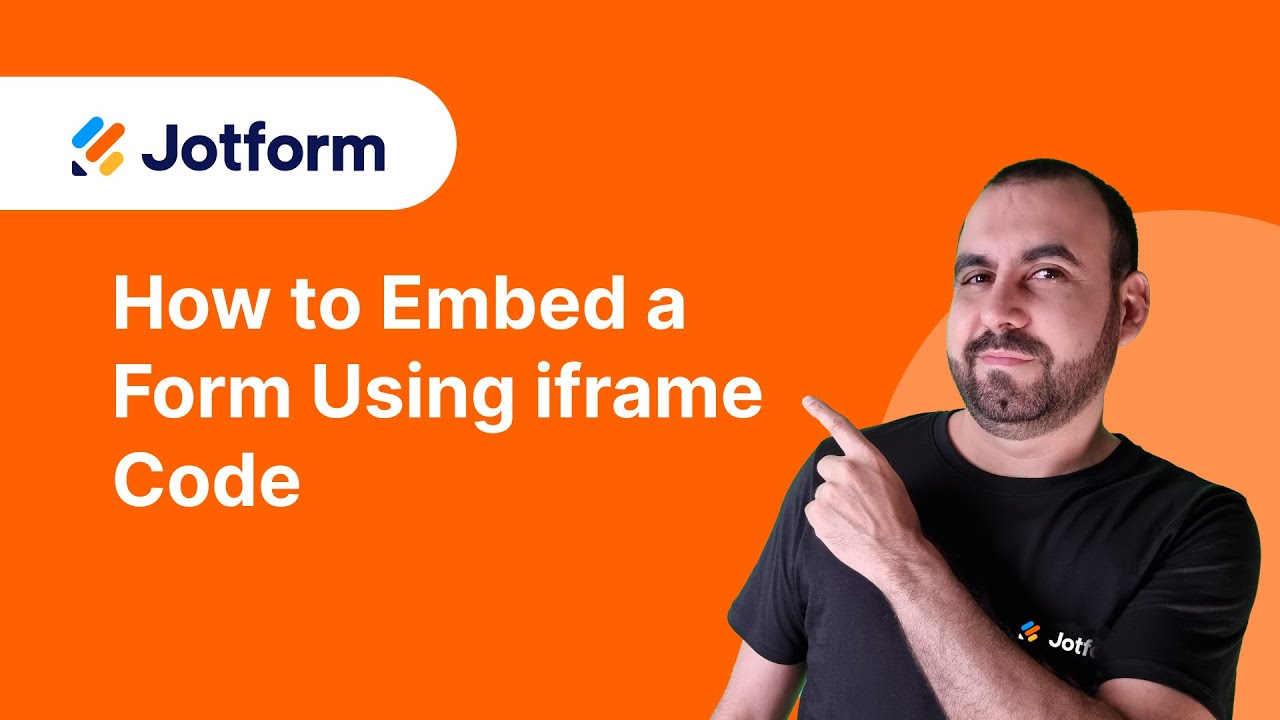 How to embed a form using iframe code