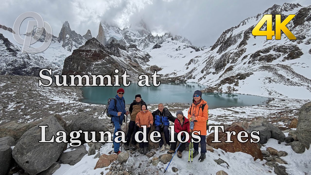 Summit at Laguna de los Tres