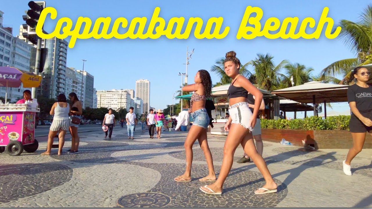 I walked Copacabana Beach, Rio de Janeiro (4K)