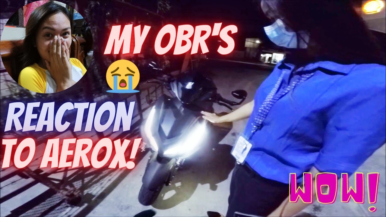 Okay bang Mag ANGKAS sa Aerox? My Girlfriend's Reaction to Yamaha Aerox 2021 | Priceless Reaction!