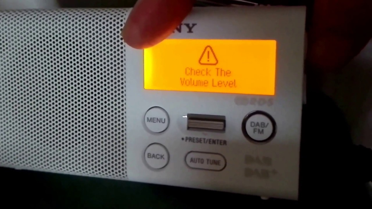 Lautst&auml;rke Problem bei SONY XDR-P1DBP