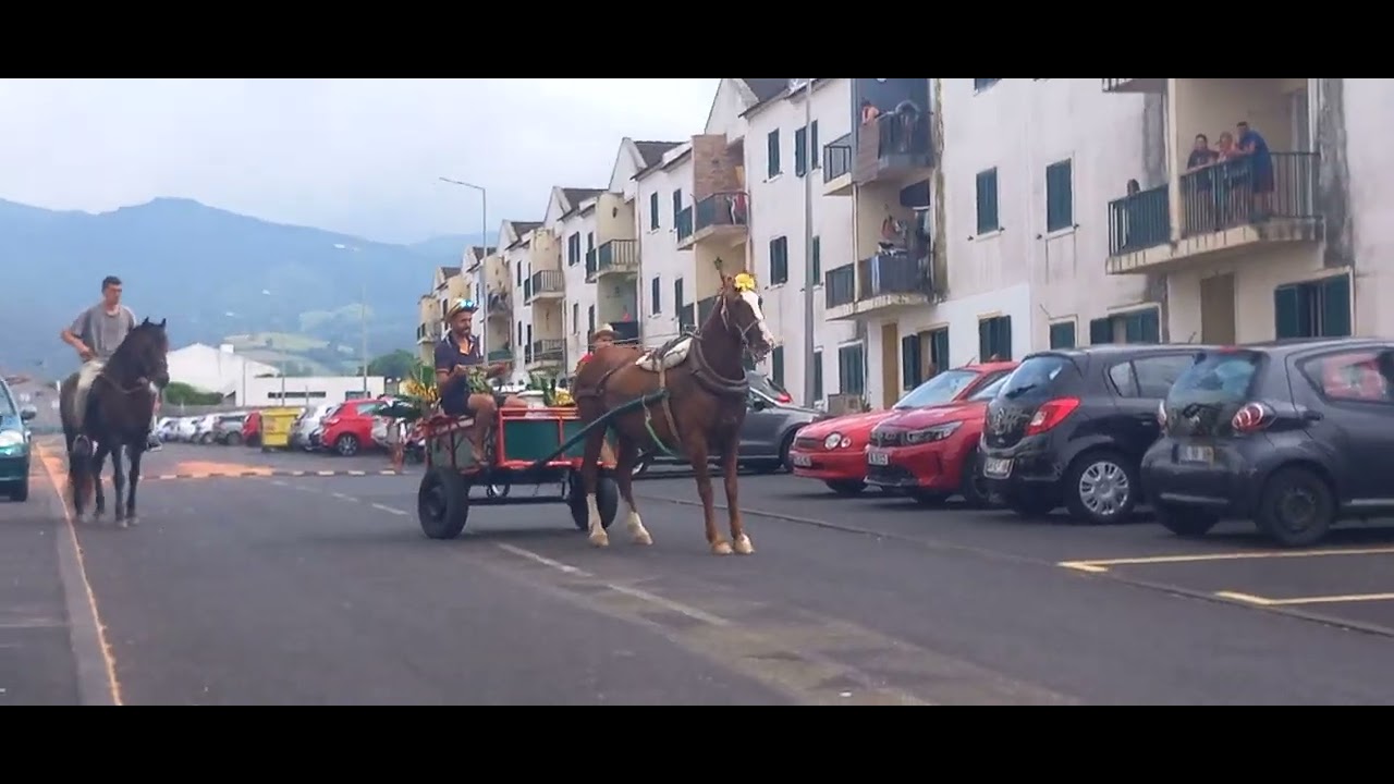 Cortejo das ofertas da Banda do Santíssimo Salvador do Mundo da Ribeirinha da Ribeira Grande 2025