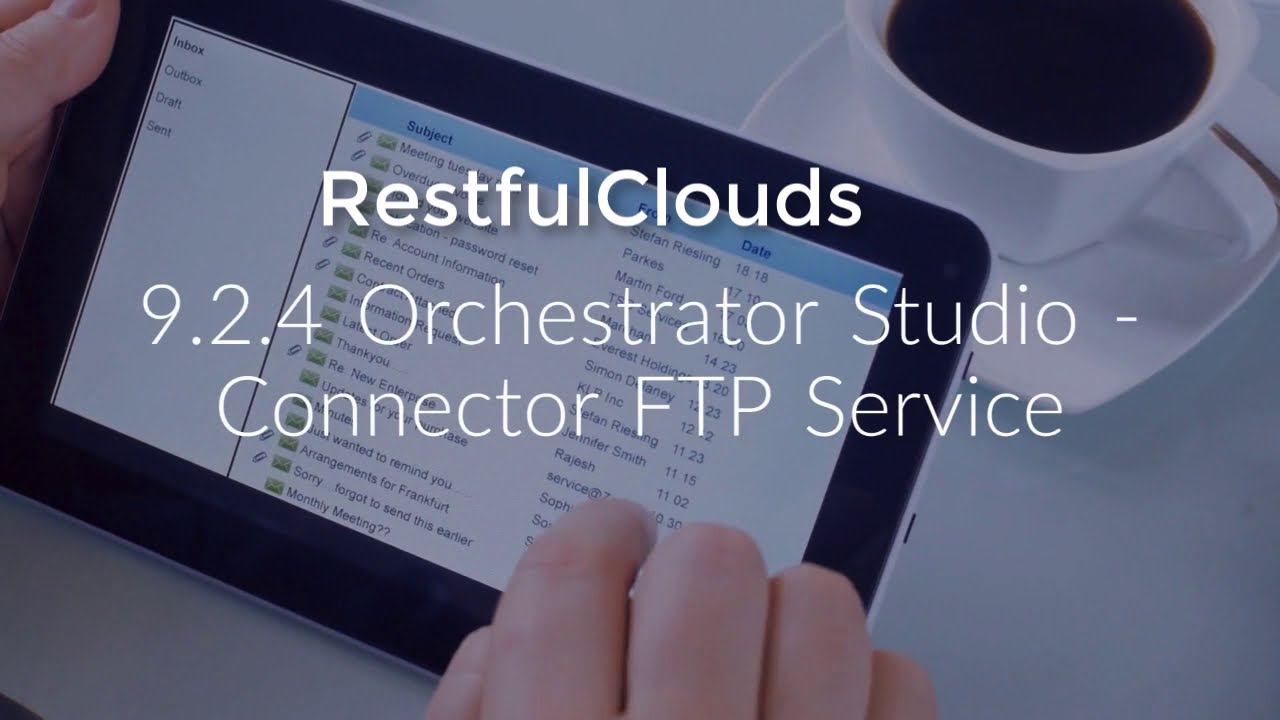 Orchestrator Studio - Connector FTP Service Request