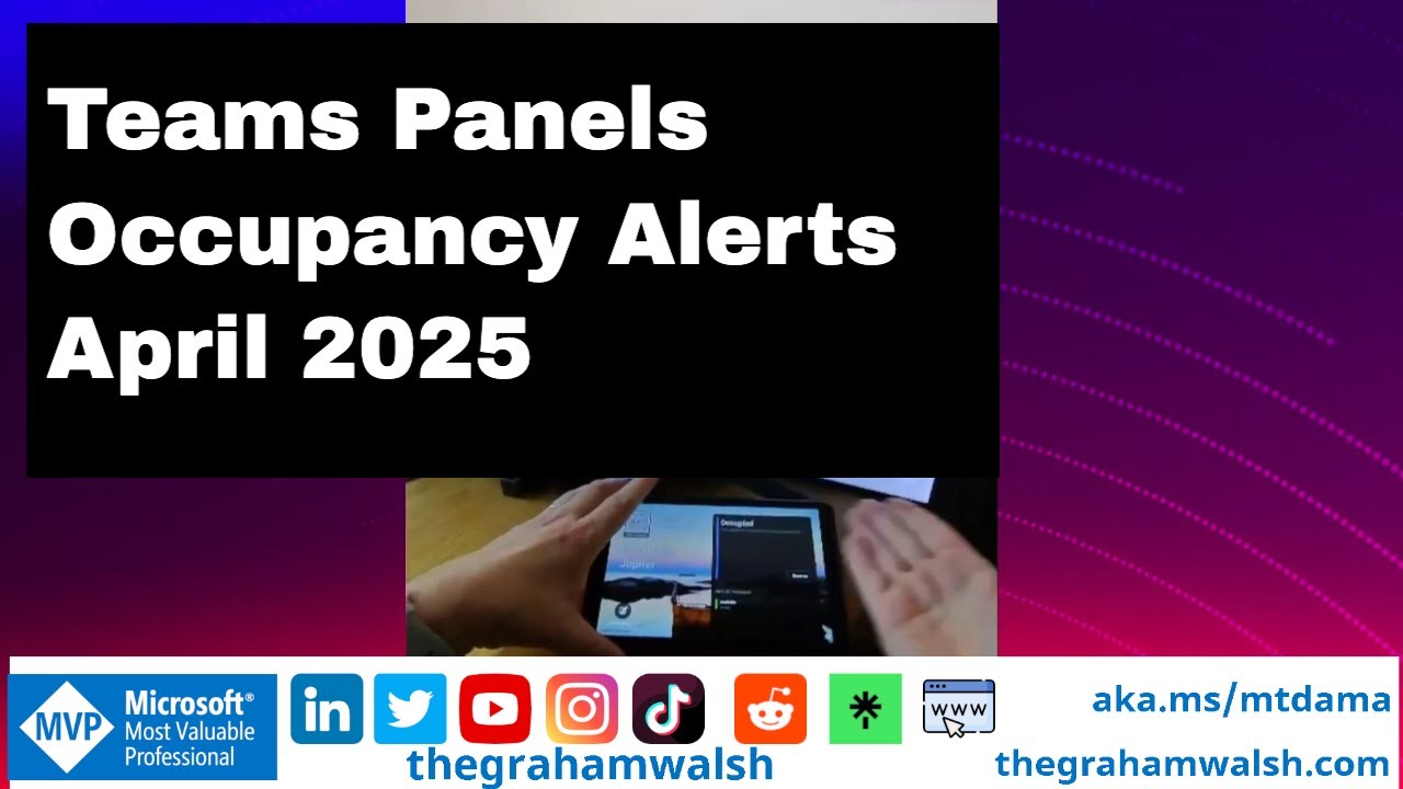 Microsoft Teams Panels Occupancy Updates