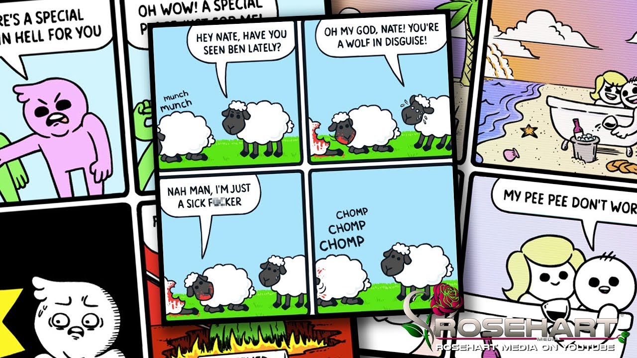 Funny Dark Humor Comics #4 &bull; Rosehart Media
