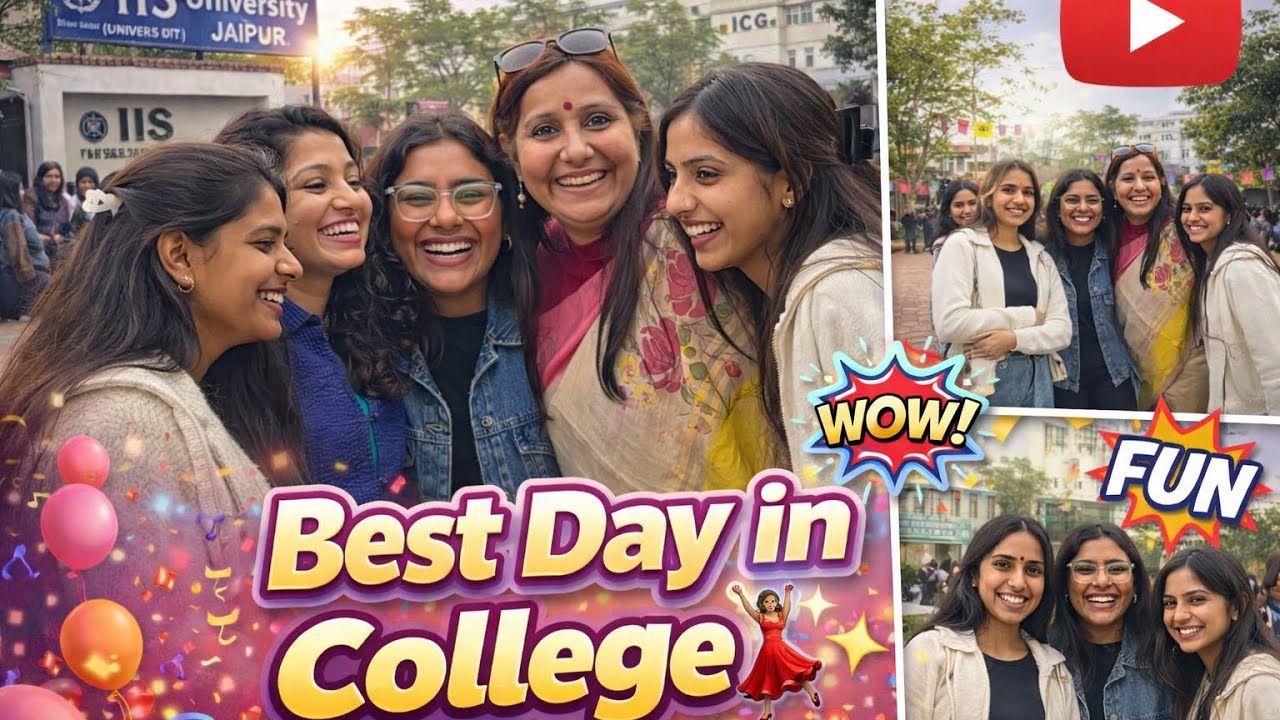 Best day in college ✨ | Memories with Friends 💃