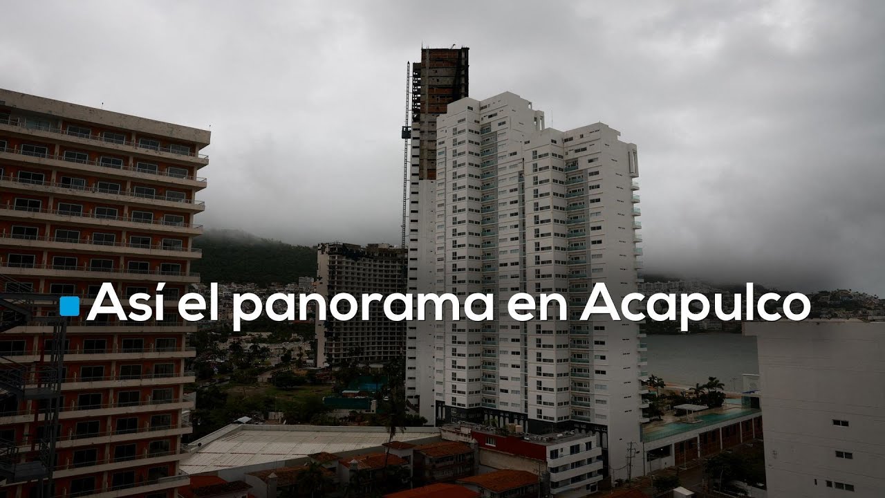 ¡Acapulco desierto! Playas vacías y rondines de seguridad ante el temor por el huracán #Erick