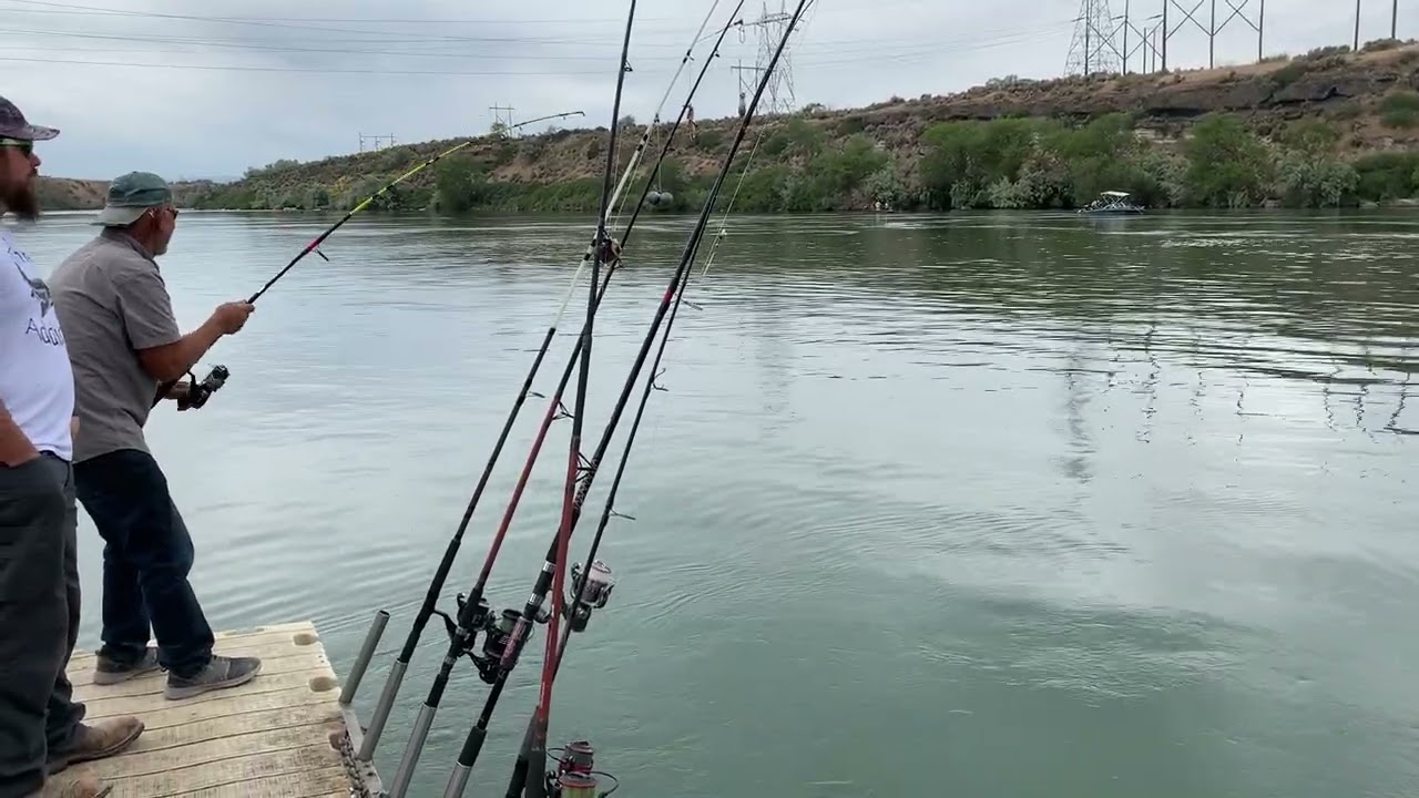 Brothers first sturgeon 