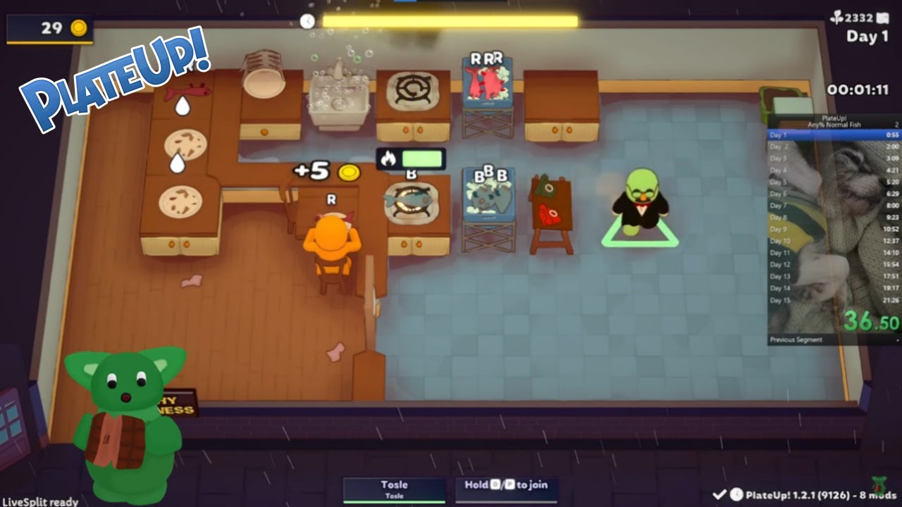 Fish PlateUp! Speedrun PB 18:41.52