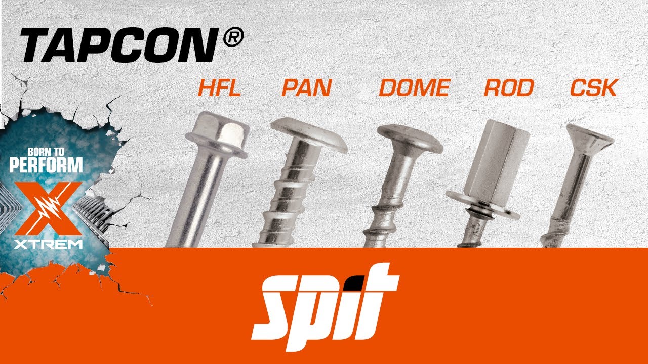 SPIT TAPCON XTREM, anclajes de alto rendimiento para hormigón