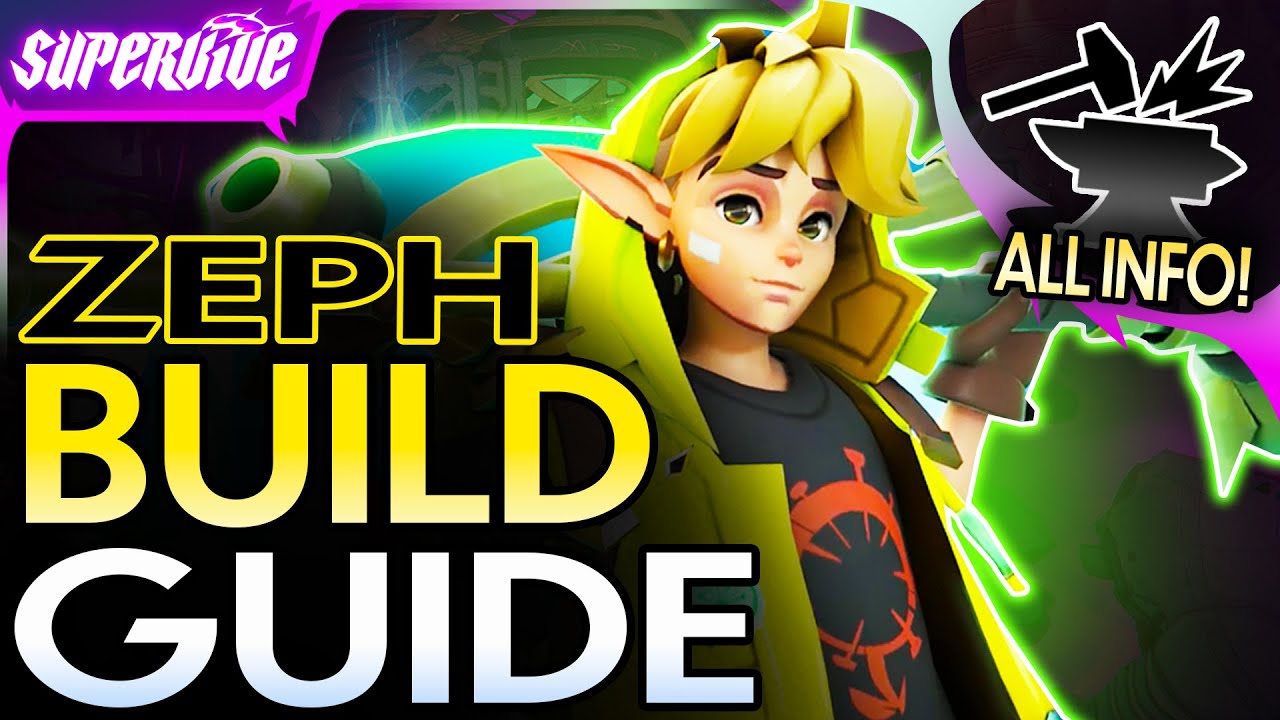 RANK 1 PEAK ZEPH BUILD GUIDE! - EQUIPMENT! ABILITY ORDER! POWERS! || SUPERVIVE