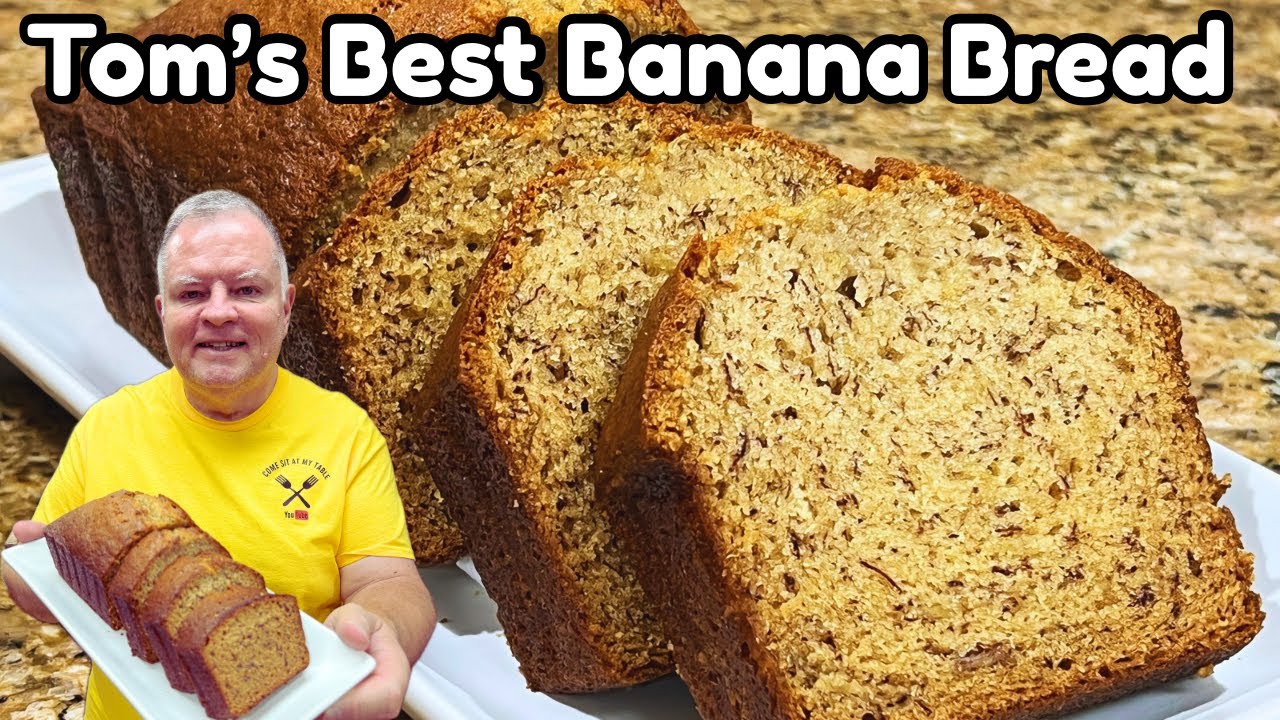 Tom’s Best Banana Bread - We think it’s the most moist and delicious banana bread recipe ever! 