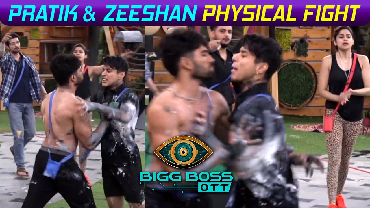 Bigg Boss OTT Live Update: Pratik Aur Zeeshan Mein Hui Physical Fight | Pratik & Zeeshan Fight