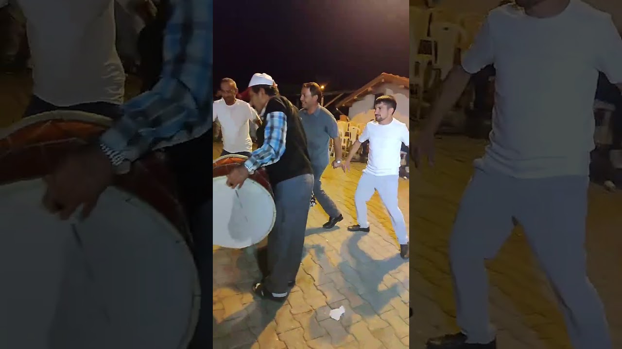 Halay ve eğlenceli anlar davul zurna Amasya Kışlacık Köyü Davulcu Ahmet Zurnacı Cafer 