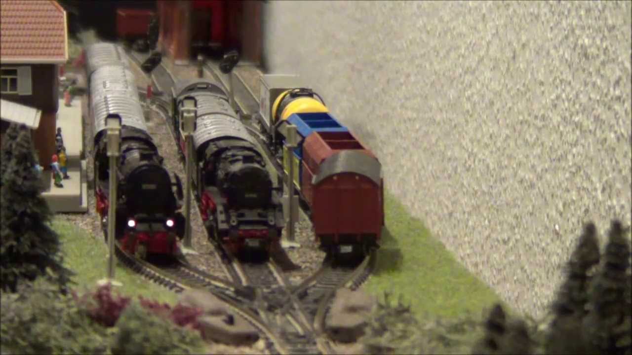 Fleischmann N scale layout 2. Phase