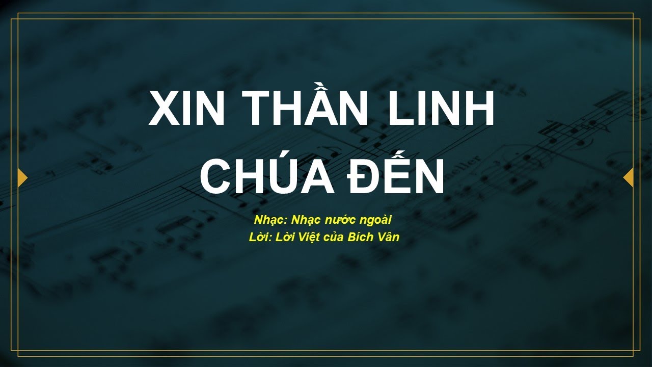 VOCAL - Xin Thần Linh Chúa Đến - Tôn Vinh Chúa Hằng Hữu 114 - Karaoke Tin Lành