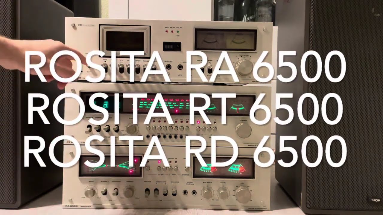 Rosita Vintage hifi       Rosita RA 6500 / Rosita RT 6500 / Rosita RD 6500