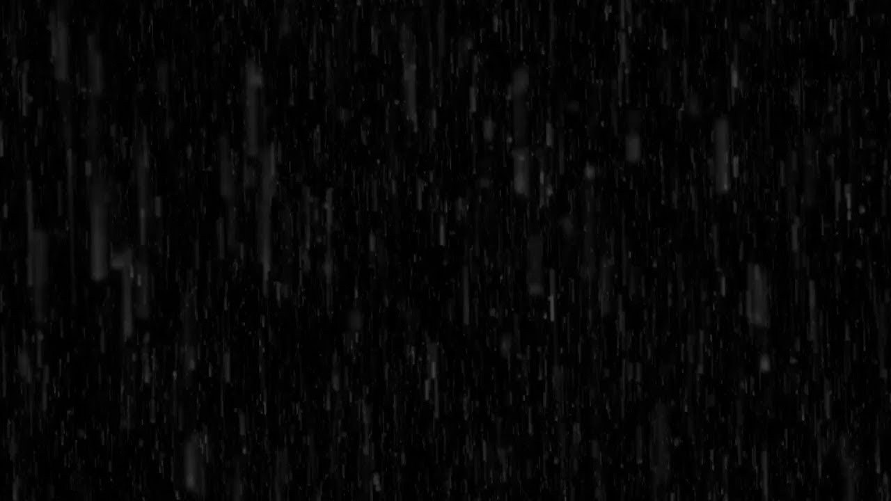 LIGHT RAIN Sounds for Sleeping BLACK SCREEN | Sleep and Relaxation | Dark Screen Nature Sounds
