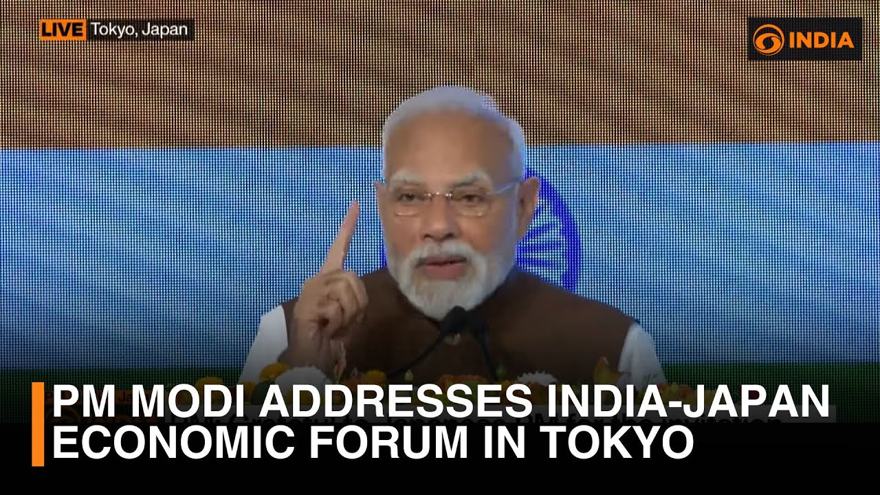 LIVE | PM Modi Addresses India-Japan Economic Forum in Tokyo | DD India