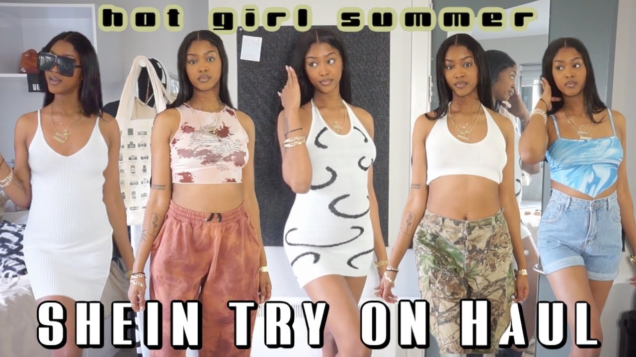 hot girl summer shein try on haul | trendy outfits for summer 2021