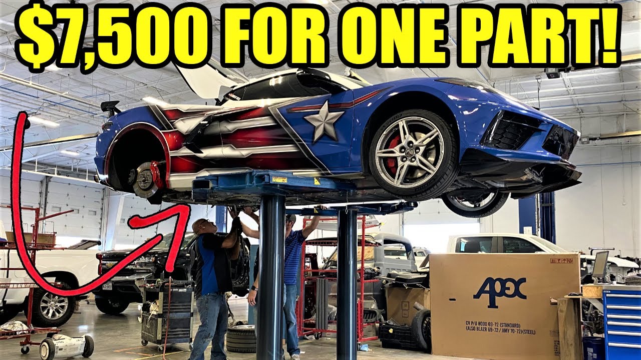 REPLACING the WHOLE ENGINE CRADLE in my 2020 C8 Corvette!