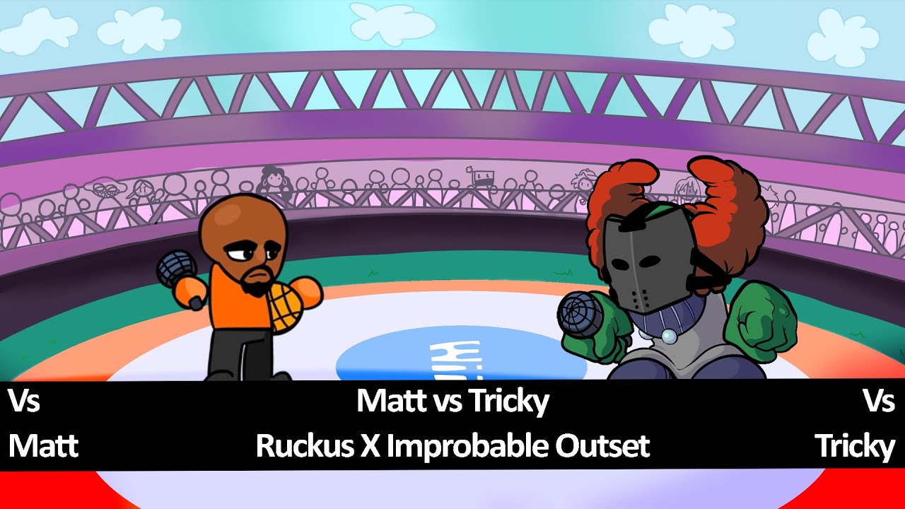 [FNF Mashup] Matt vs Tricky | Ruckus X Improbable Outset
