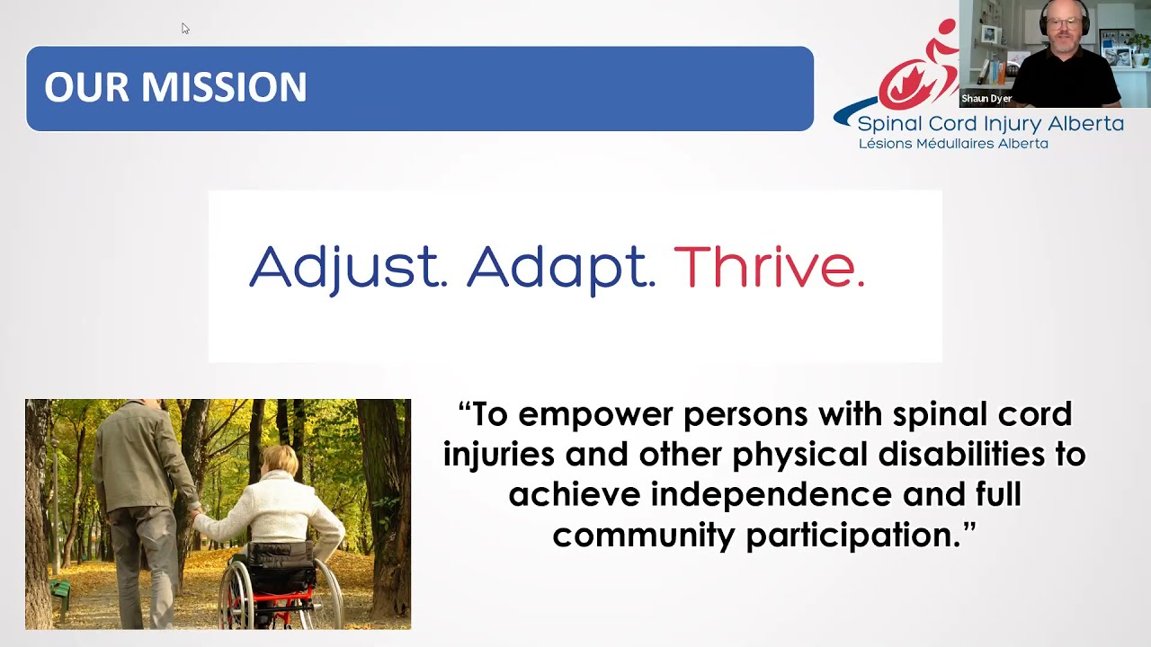 SCILS Webinar 19 - A Conversation With Spinal Cord Injury Alberta