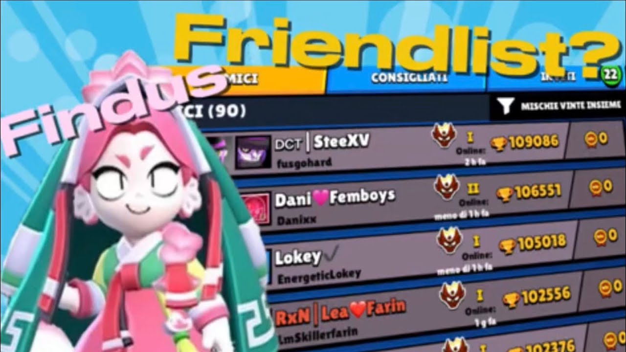 My friendlist after a long time #brawlstars #friends 