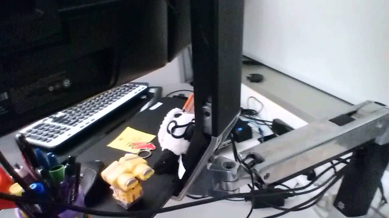 My Ergotron WorkFit workstation