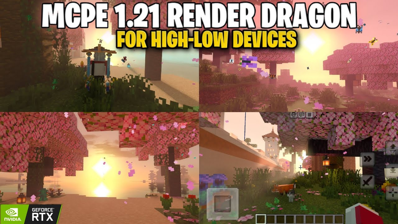 Best Realistic Shaders for MCPE 1.21+ | No Lag + Render Dragon Support
