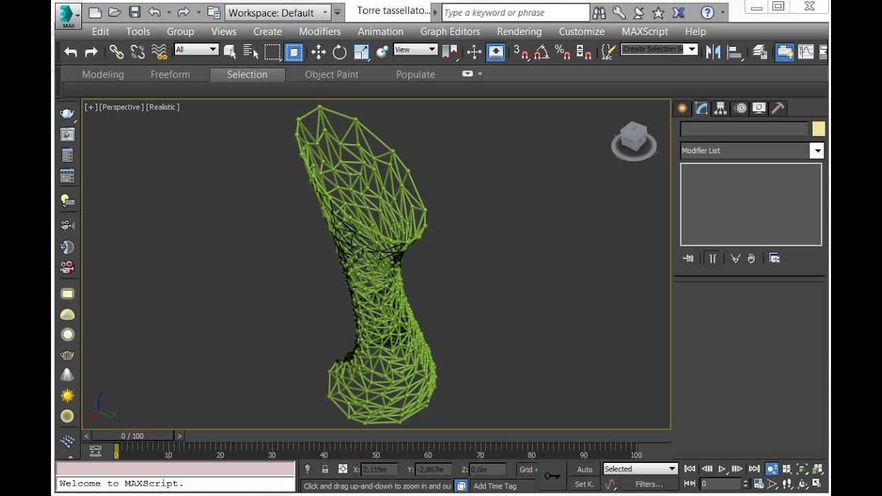 Tessellation and free form deformation | 3ds Max
