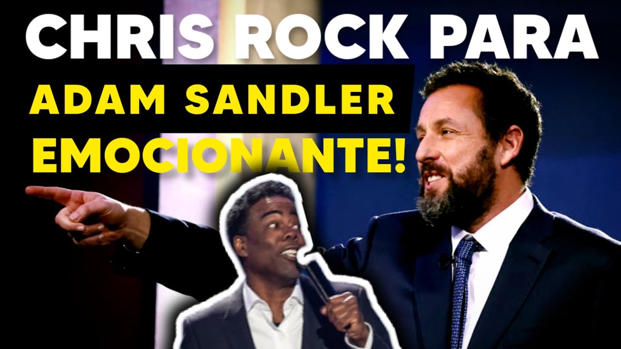 Chris Rock EMOCIONA Adam Sandler no Pr&ecirc;mio Mark Twain Prize (ONTEM)