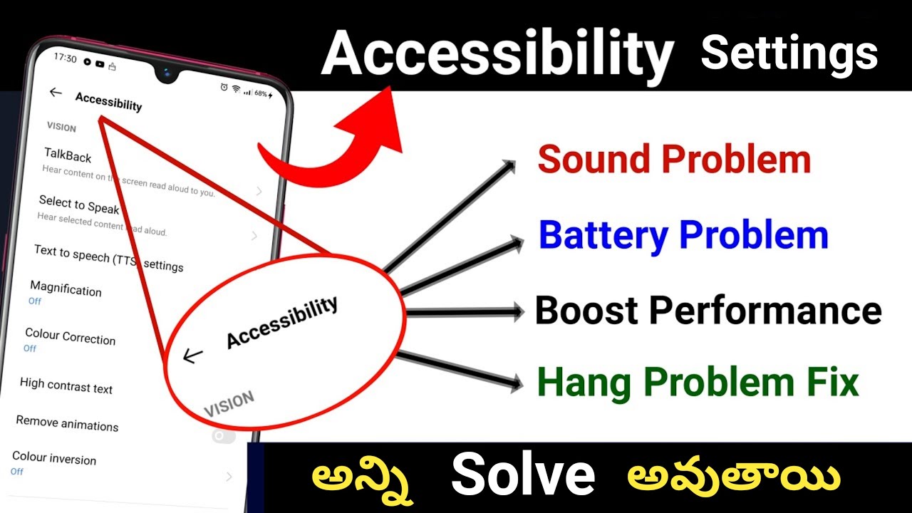 Accessibility Hidden Setting to Fix Phone Sound, Battery, Hang Problem & Boost Phone Performance