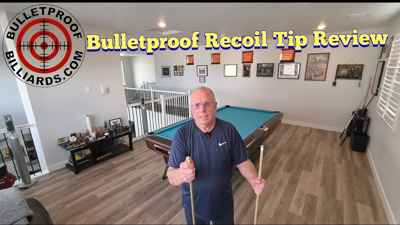 Pool Cue Tip Review: Bulletproof Recoil Synthetic Tip