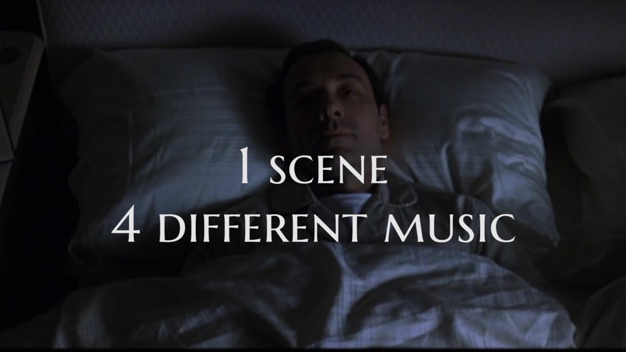 One scene, four different music