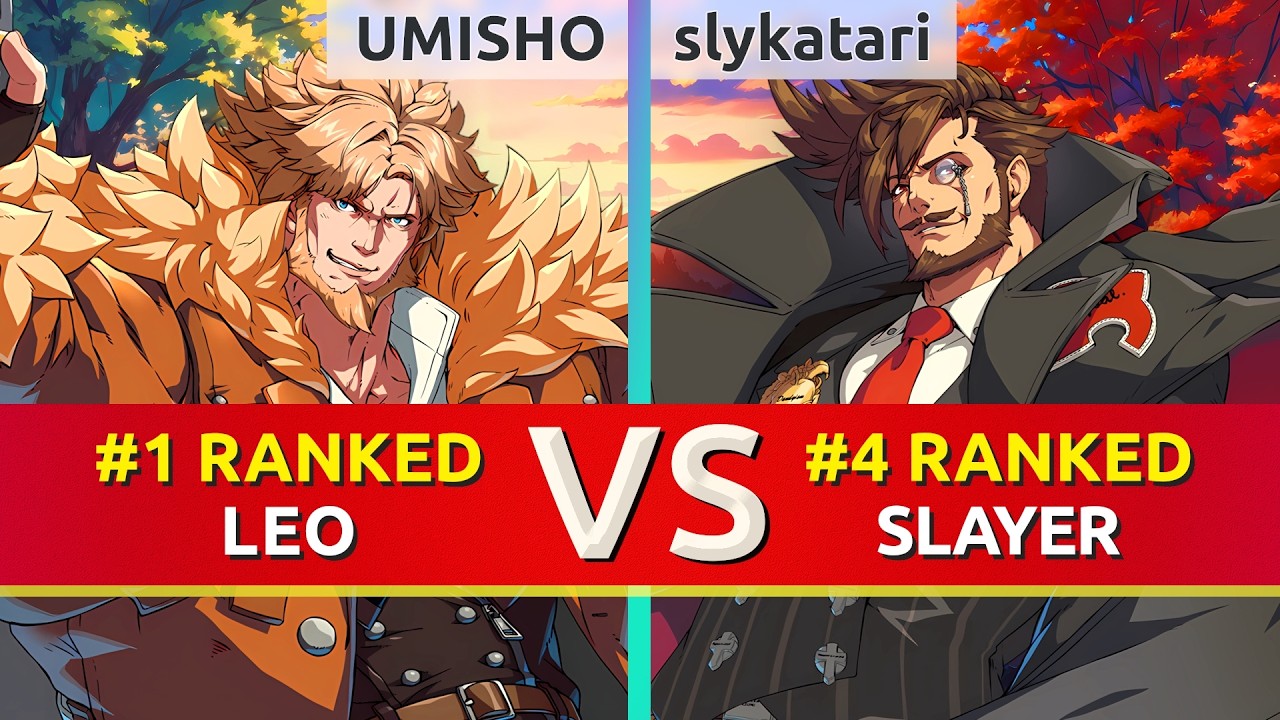 GGST ▰ UMISHO (#1 Ranked Leo) vs slykatari (#4 Ranked Slayer). High Level Gameplay