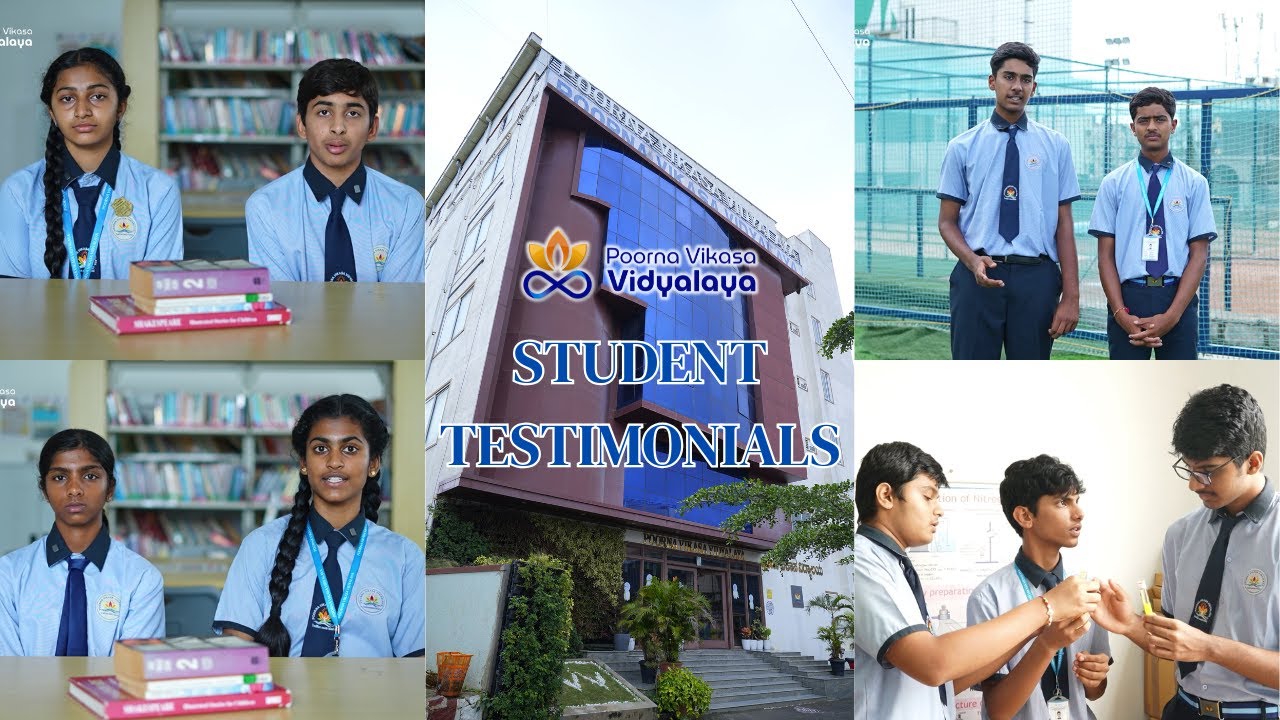 Student Testimonials | Poorna Vikasa Vidyalaya | J P Nagar, Bangalore