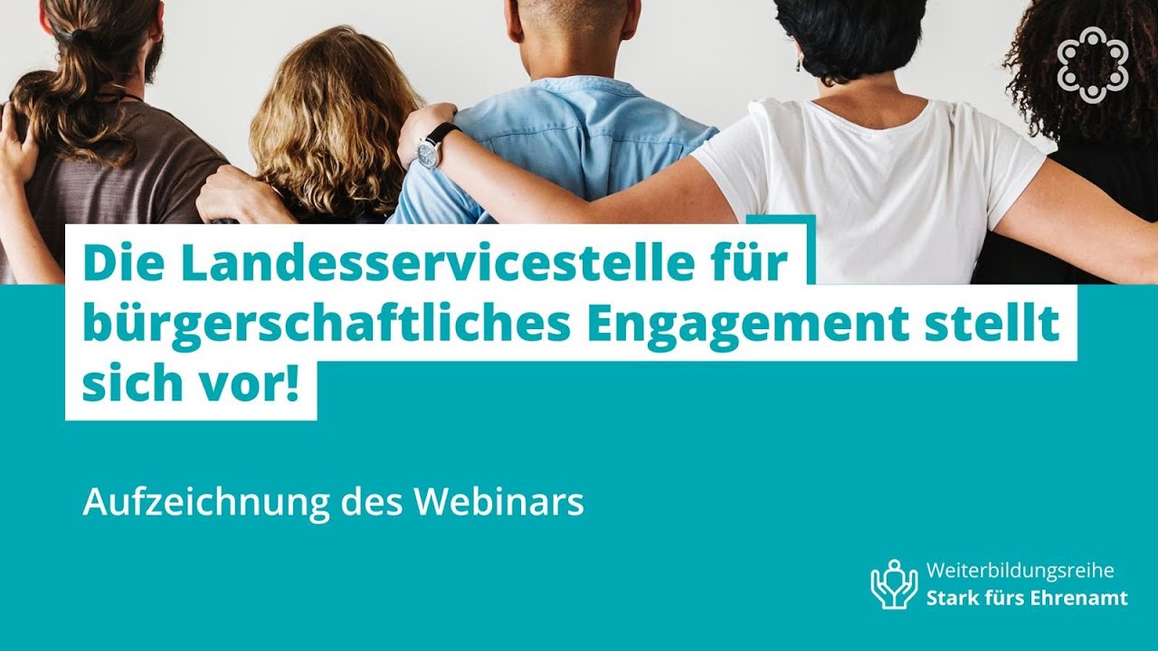 Die Landesservicestelle für bürgerschaftliches Engagement stellt sich vor!