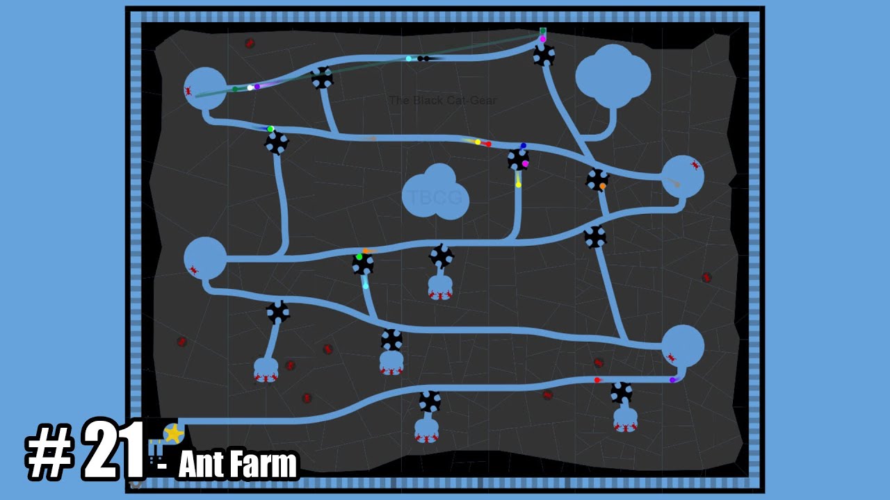 Ant farm - Algodoo Marble Race