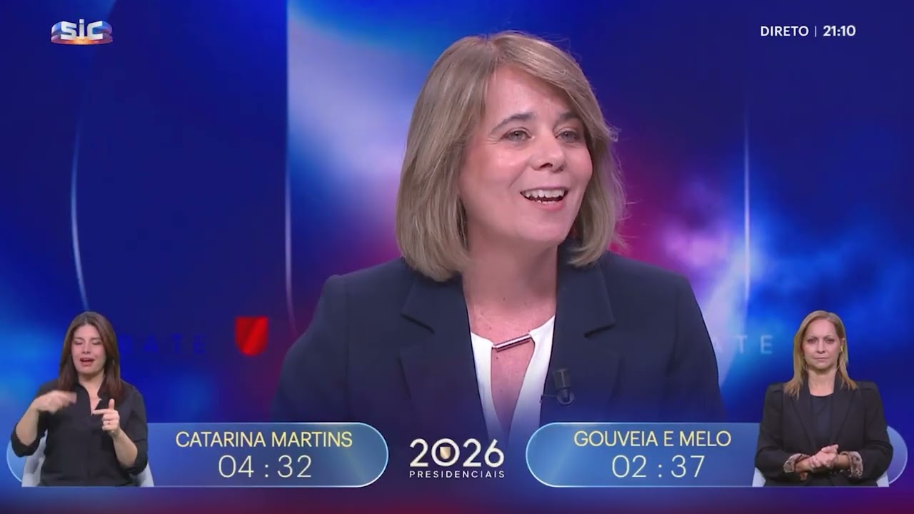 Debate completo: Catarina Martins e Henrique Gouveia e Melo
