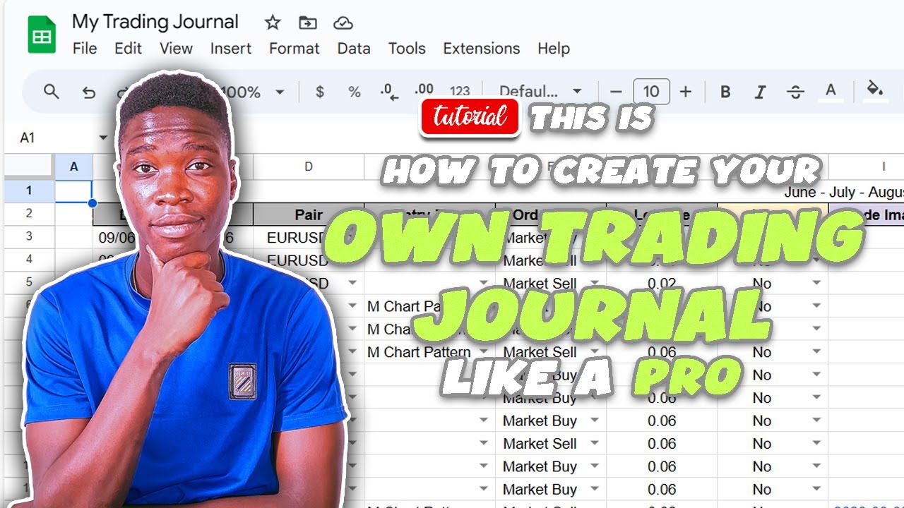 How to create a Trading Journal for Beginners | Full Tutorial on Google sheet