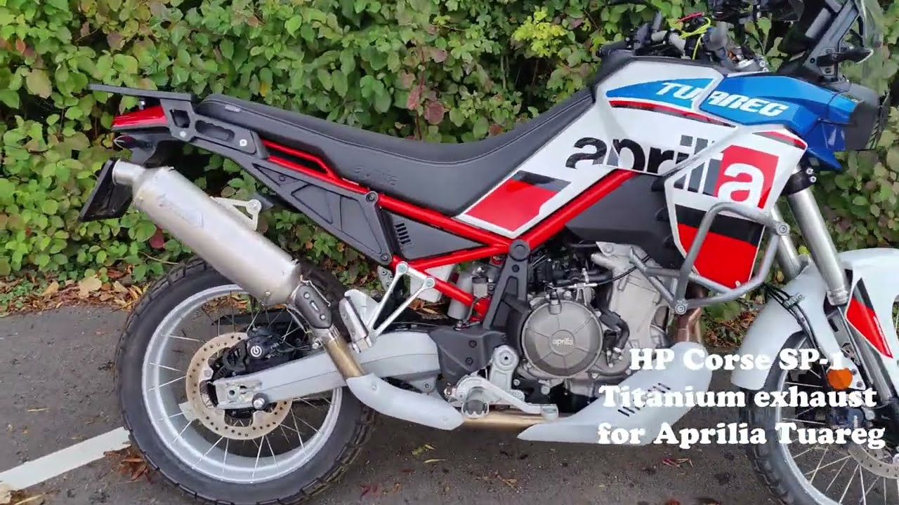 HP Corse SP-1 exhaust for Aprilia Tuareg