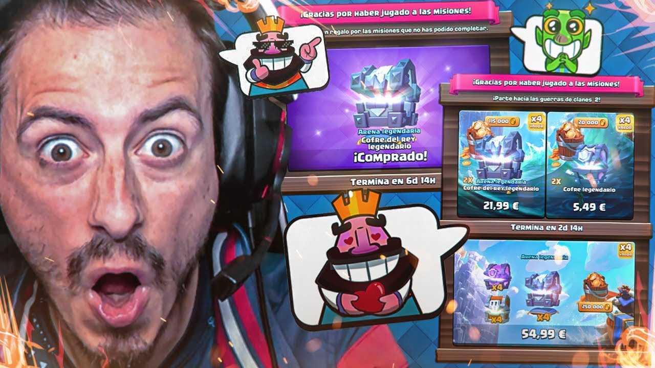 ME GASTO 100 EUROS POR LAS NUEVAS GUERRAS DE CLANES DE *CLASH ROYALE*