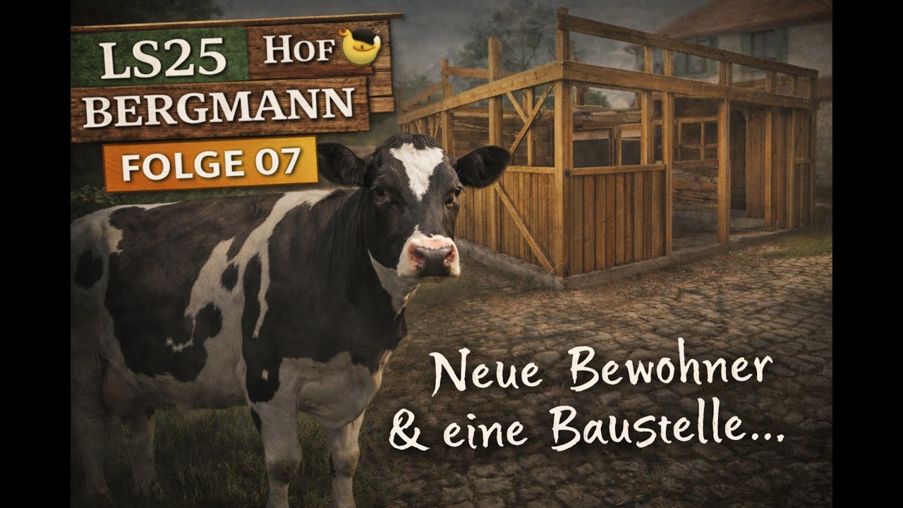 Neue Bewohner & Großbaustelle! Hof Bergmann  LS25
