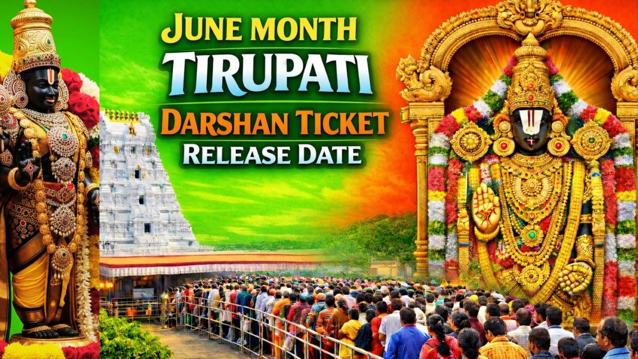 JUNE MONTH TIRUPATI DARSHAN TICKET RELEASE DATE
