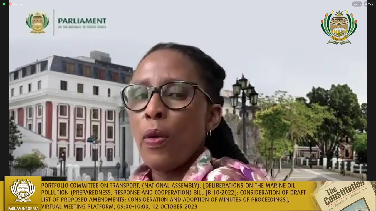 Portfolio Committee on Transport, 12 October 2023.