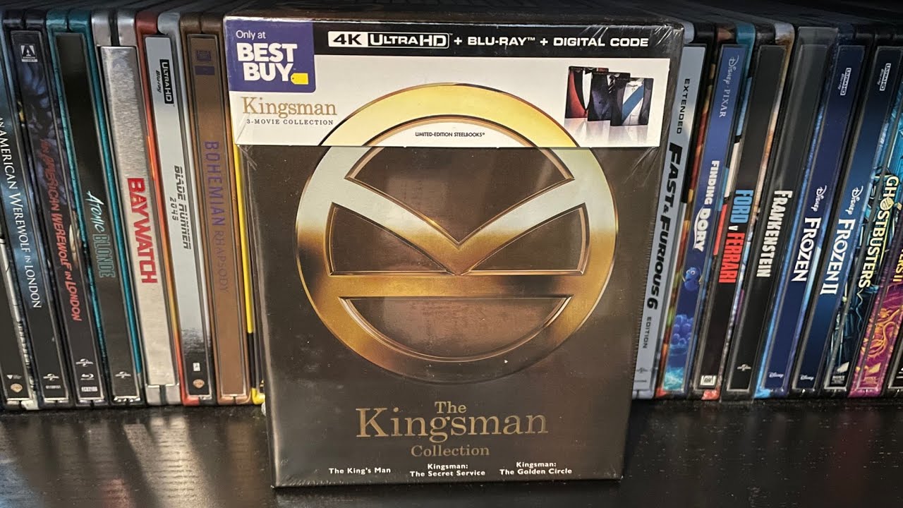 The Kingsman SteelBook Collection Best Buy Exclusive 4K Ultra HD Blu-ray Unboxong